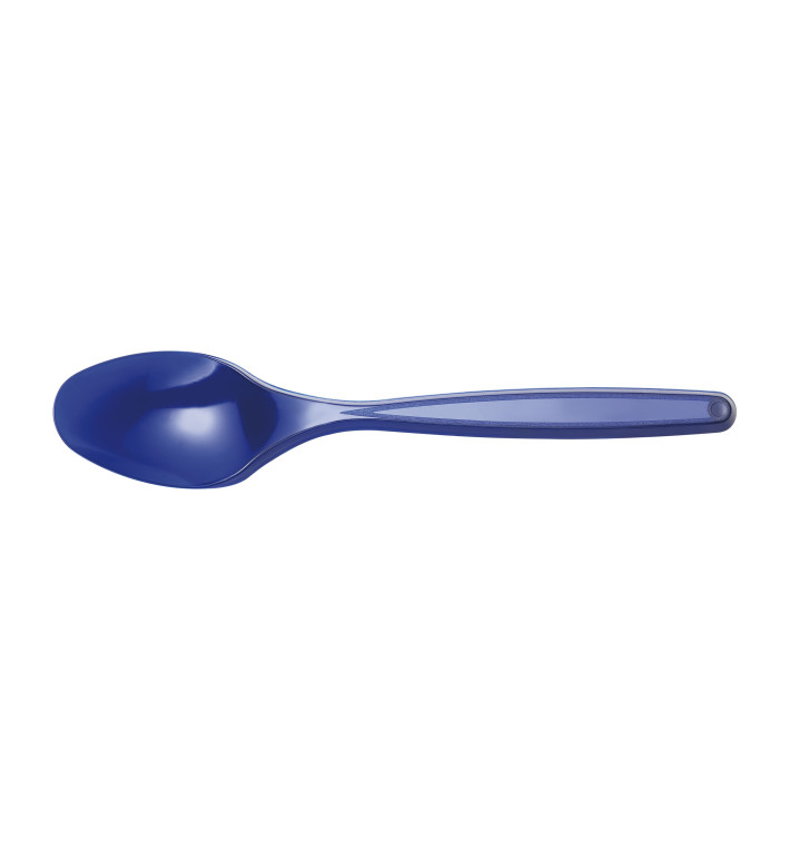 Plastic Teaspoon PS Dark Blue 12cm (1200 Units)