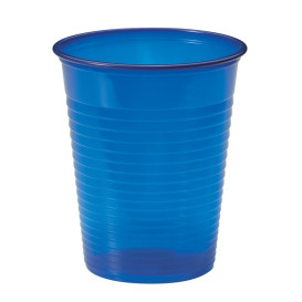 Plastic Cup PS Dark Blue 200ml Ø7cm (50 Units) 