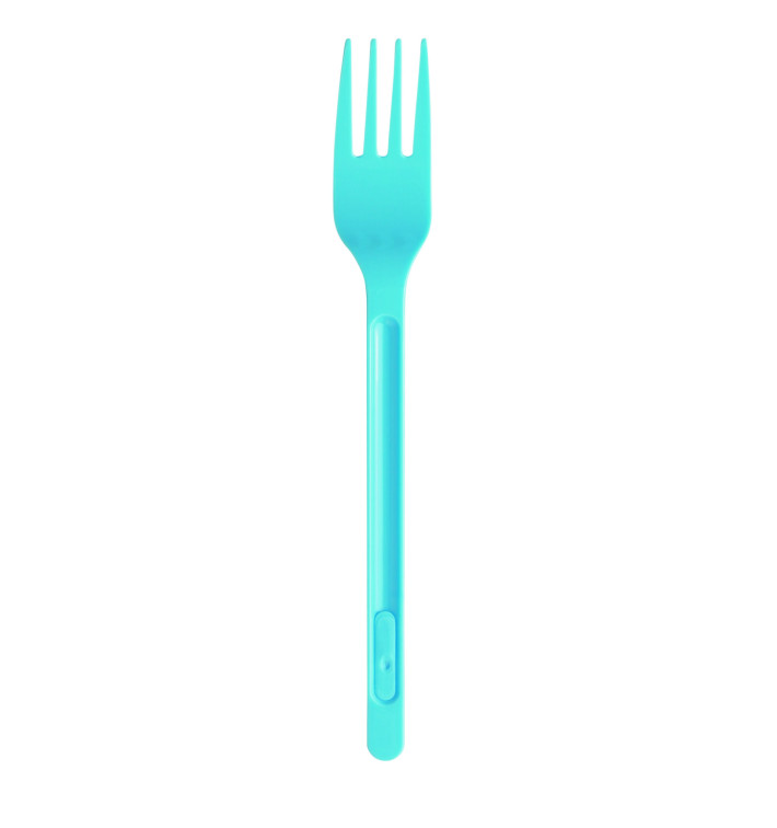 Plastic Fork PS Light Blue 17,5cm (600 Units)