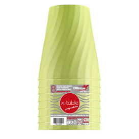 Plastic Cup PP "X-Table" Lime 320ml (128 Units)