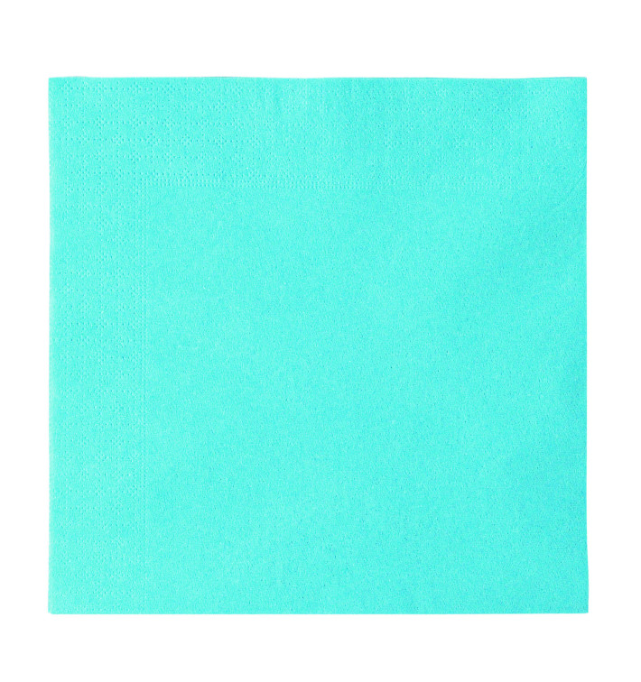 Paper Napkin 2 Layers Light Blue 33x33cm (50 Units) 