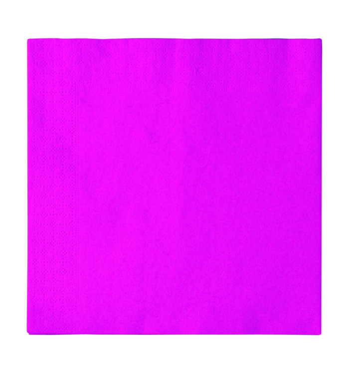 Paper Napkin 2 Layers Fuchsia 33x33cm (50 Units) 