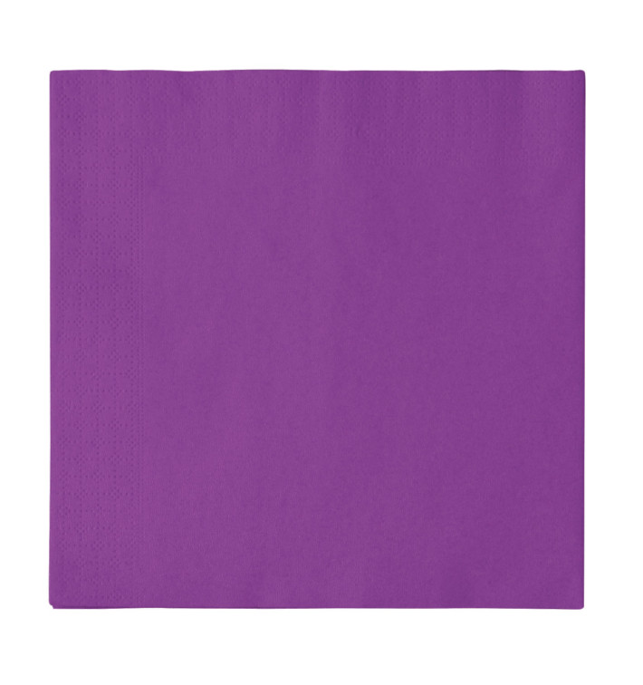 Paper Napkin 2 Layers Violet 33x33cm (50 Units) 