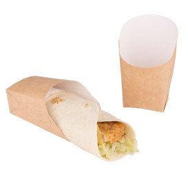 Paper Wrap Food Container Kraft 60x50x12cm (25 Units) 