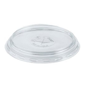 Plastic Lid PS Ø8,3cm for Cups of 350, 400 and 500ml (100 Units)  