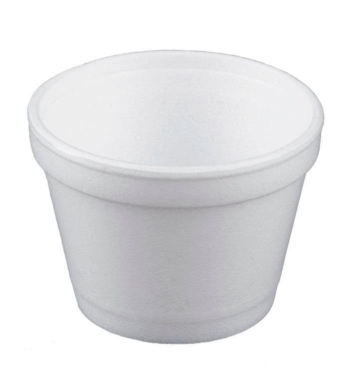 Foam Container White 4Oz/120ml Ø7,4cm (50 Units) 