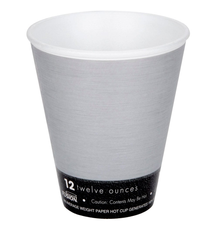 Foam Cup Fusion "Steele"12Oz/355ml Ø9,4cm (1000 Units)