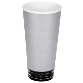 Foam Cup Fusion "Steele" 24Oz/710ml Ø9,4cm (500 Units)