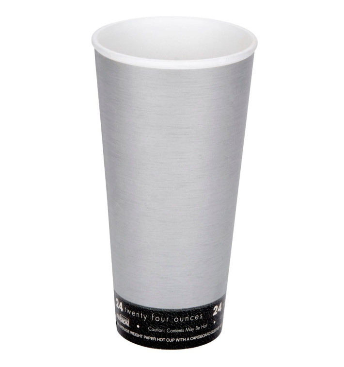 Foam Cup Fusion "Steele" 24Oz/710ml Ø9,4cm (500 Units)