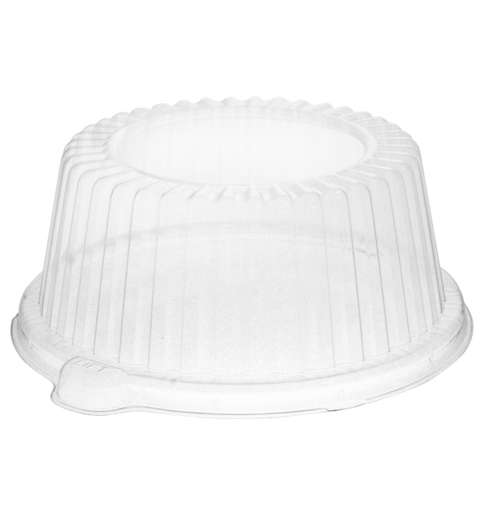 Plastic Dome Lid PS Crystal Ø15x6,4cm (500 Units)