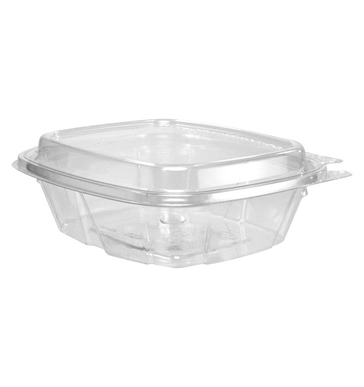 Plastic Deli Container PET Tamper-Evident High Dome Lid 240ml (200 Units)