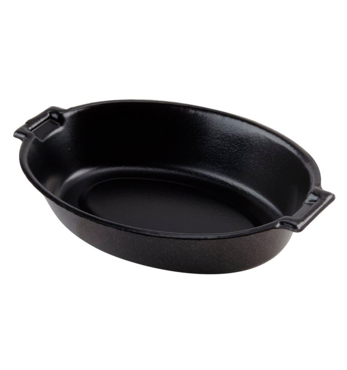 Foam Pot Foam "Quiet Classic" With Black Handles 18x13 cm (1000 Units)