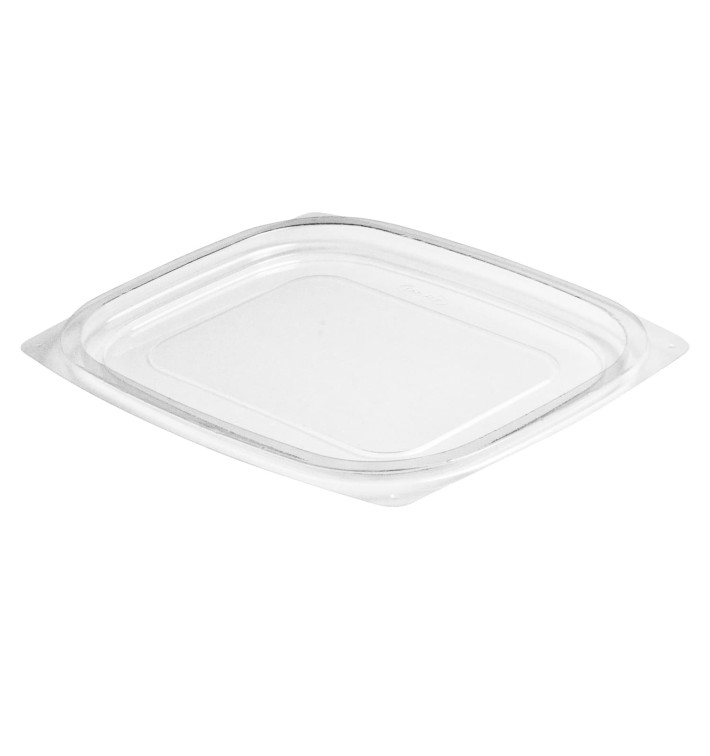 Plastic Lid OPS for Deli Container Flat Clear 237/355/473ml (63 Units)  