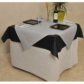 Pre-Cut Paper Tablecloth Grey 40g 1x1m (400 Units)  