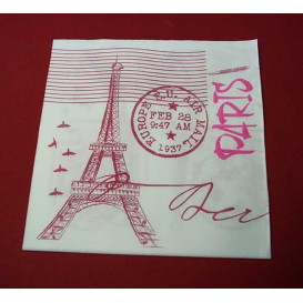 Paper Napkin Double Point "Paris" 40x40cm (50 Units) 