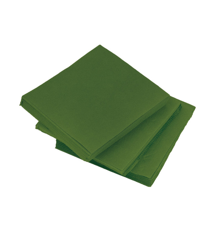 Paper Napkin Micropoint Green 20x20cm 2C (2.400 Units)