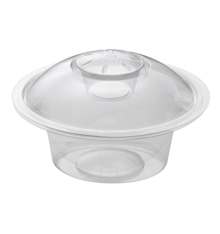 Plastic Deli Container 750ml + Plastic Lid "Press&Dress" + Portion Cup (50 Units)