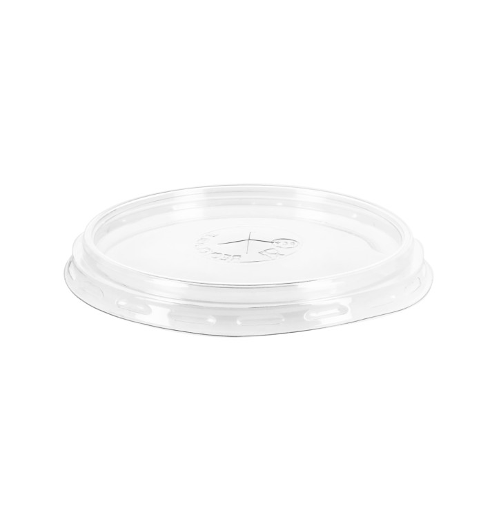 Plastic Lid PS Clear Ø9,4cm for Cup of 575ml (100 Units)  