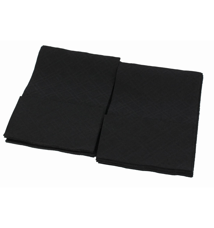 Paper Napkins "Miniservis" Black 17x17cm (4800 Units)