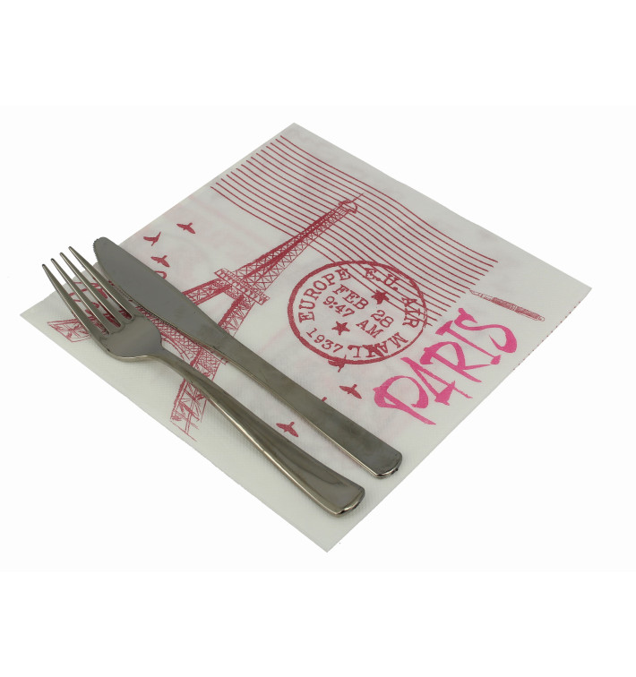 Paper Napkin Double Point "Paris" 40x40cm (50 Units) 