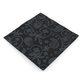 Airlaid Napkins "Cachemir" Black 40x40cm (600 Units)