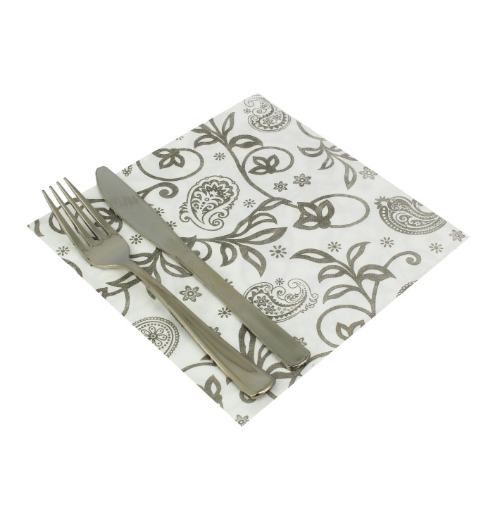 Airlaid Napkins "Cachemir" White 40x40cm (600 Units)