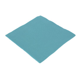 Paper Napkin Double Point Turquoise 40x40cm (1.200 Units)