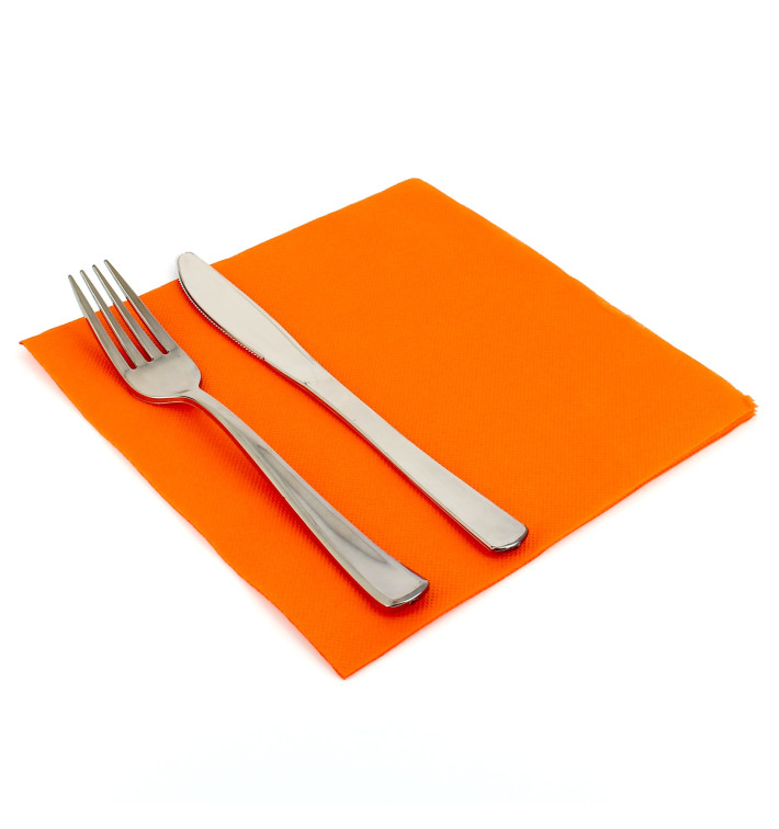 Airlaid Napkin Orange 40x40cm (50 Units) 