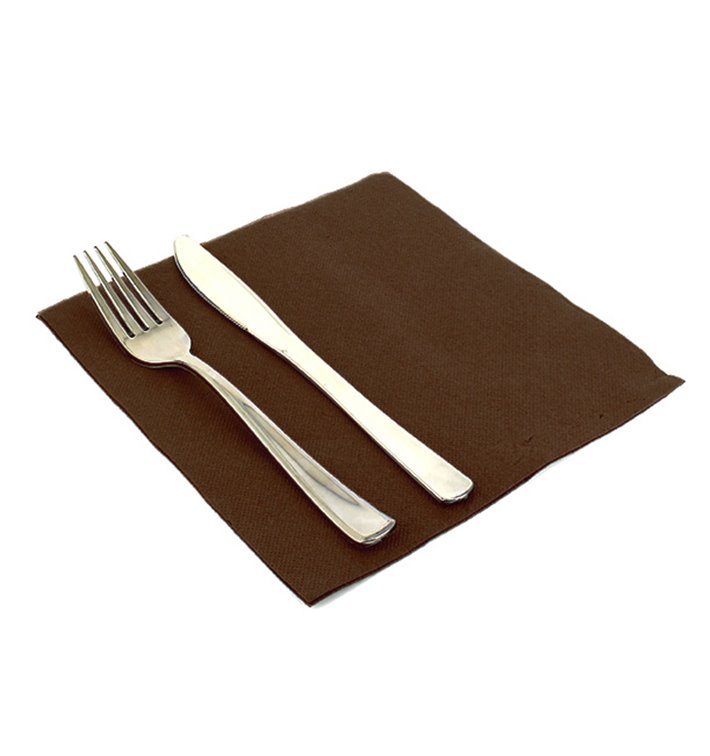 Airlaid Napkin Brown 40x40cm (50 Units) 