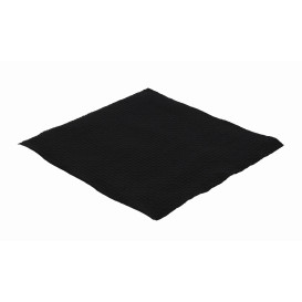 Paper Napkin Black 33x33cm 1 Layer (70 Units) 