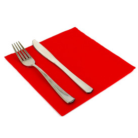 Paper Napkin Double Point Red 2C 33x33cm (1350 Units)