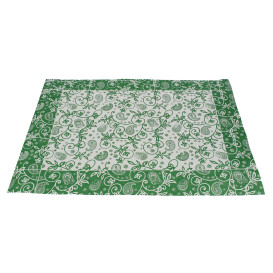 Paper Placemats 30x40cm "Cachemir" Green 50g (2500 Units)