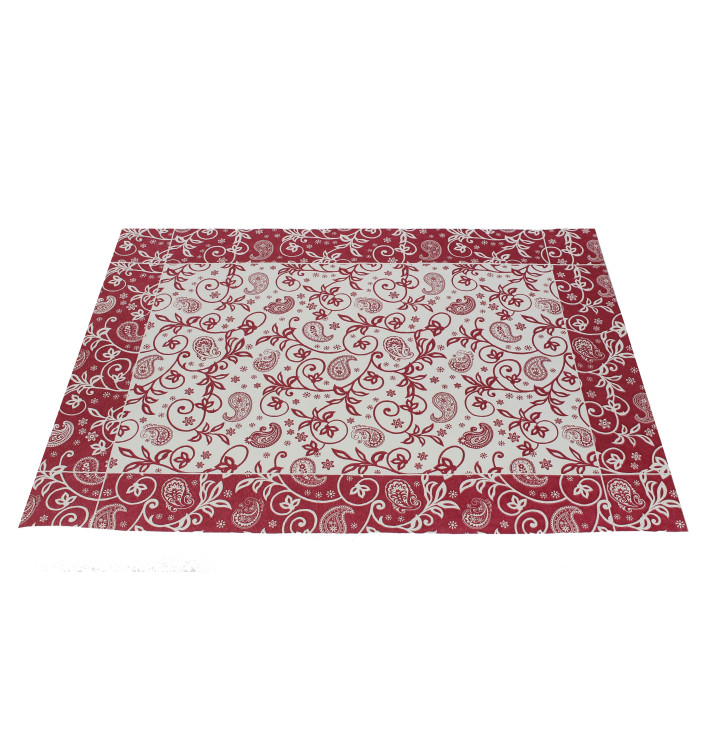 Paper Placemats 30x40cm "Cachemir" Burgundy 50g (2500 Units)