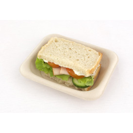 Sugarcane Baguette Container 14x11cm (50 Units) 