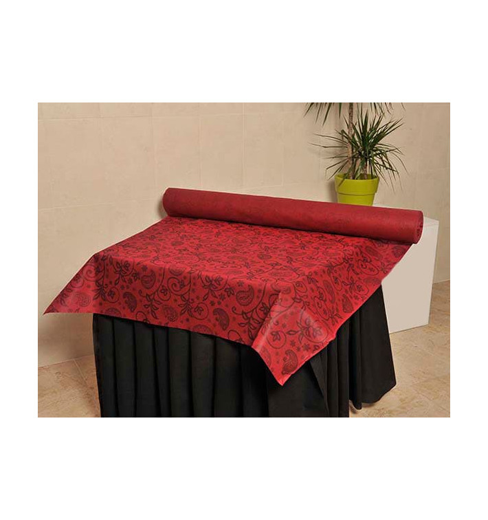 Novotex Tablecloth Roll Burgundy "Cachemir" P40cm 1,2x48m (6 Units)