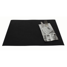 Novotex Placemat Reusable Black 250g 30x40cm (150 Units)  