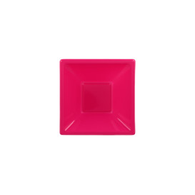 Plastic Bowl PS Square shape Fuchsia 12x12cm (720 Units)