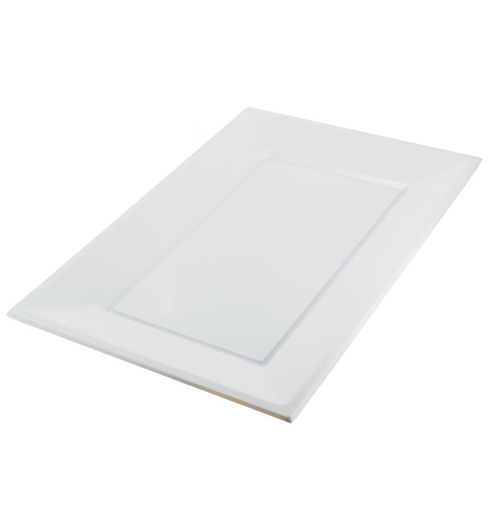 Plastic Tray White 33x22,5cm (750 Units)