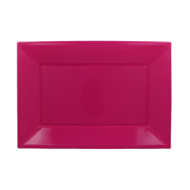 Plastic Tray Fuchsia 33x22,5cm (25 Units) 