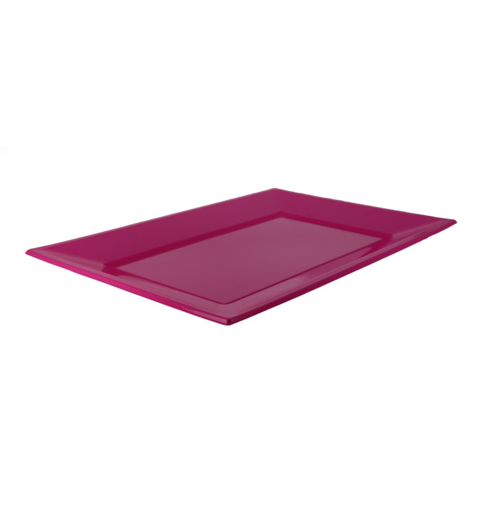 Plastic Tray Fuchsia 33x22,5cm (750 Units)