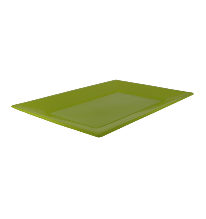 Plastic Tray Pistachio 33x22,5cm (25 Units) 