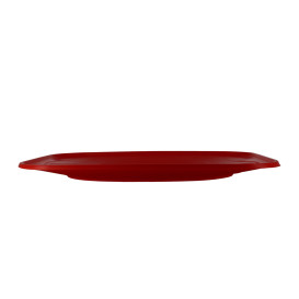 Plastic Tray Microwavable "X-Table" Red 33x23cm (60 Units)