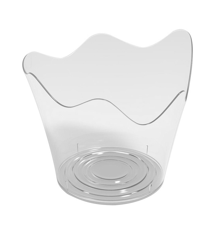 Tasting Plastic Bowl PS "Rain" Clear 90 ml (25 Units) 