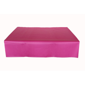 Pre-Cut Paper Tablecloth Fuchsia 40g 1x1m (400 Units)  