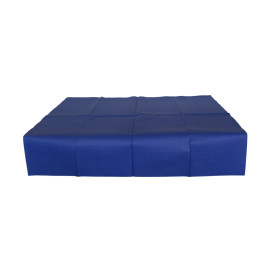 Pre-Cut Paper Tablecloth Blue 40g 1x1m (400 Units)  