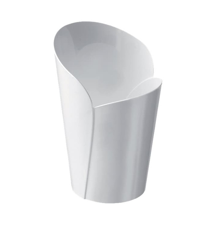 Plastic Tasting Cup PS "Blossom" White 90ml (15 Units) 