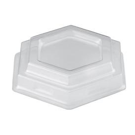 Plastic Lid PET for Plastic Tasting Cup "Gardenia" Dessert Clear 100 ml (1000 Units)