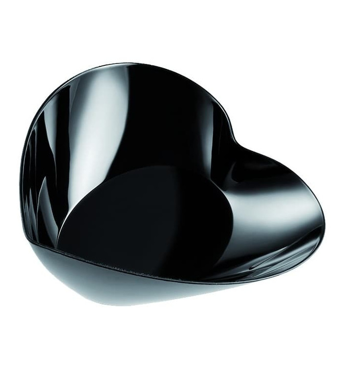 Tasting Plastic Bowl PS "Lovers" Black 30ml (500 Units)