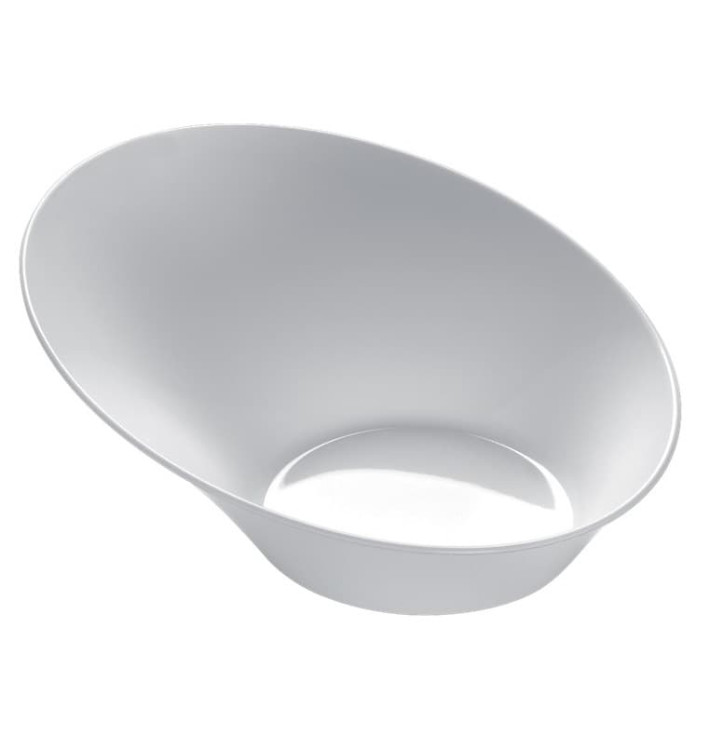 Tasting Plastic Bowl PS "Sodo" White 50 ml (50 Units) 