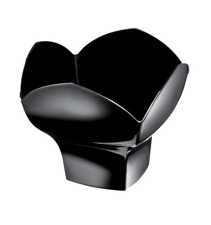 Tasting Plastic Bowl PS "Spring" Dessert Black 100ml (500 Units)